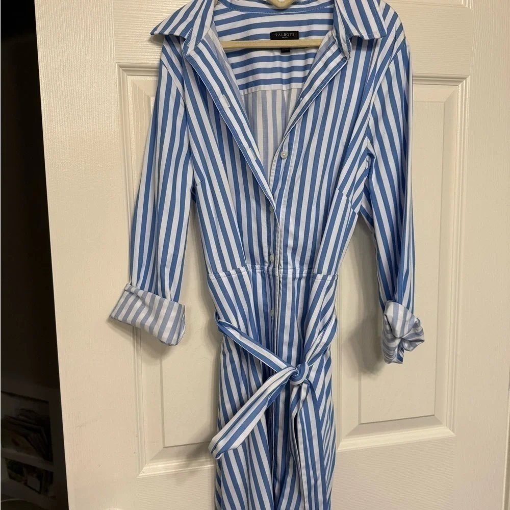 Talbots button shirt dress - Picture 5 of 5